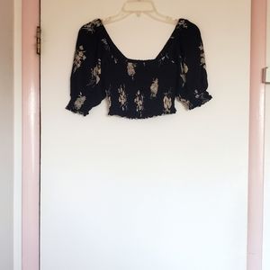 Urban Outfitters Cropped Blouse